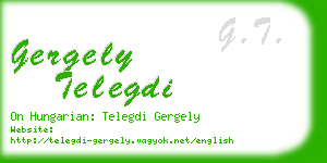 gergely telegdi business card